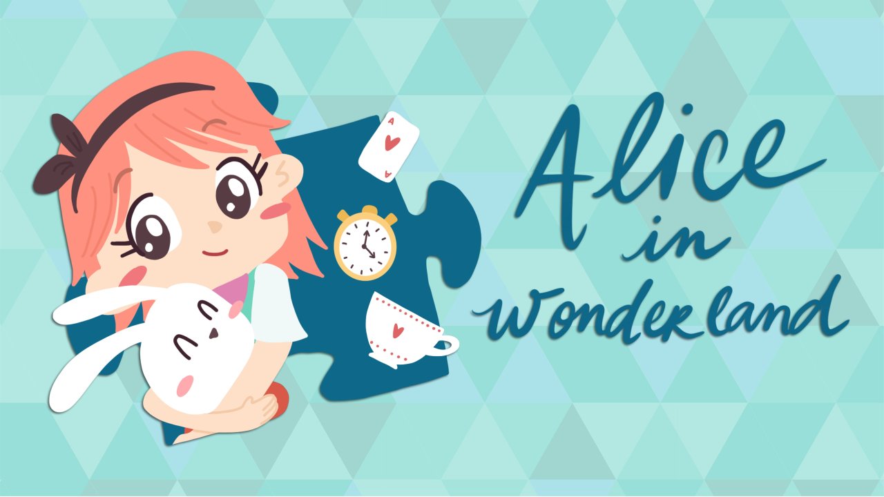 Alice in Wonderland - A jigsaw puzzle tale