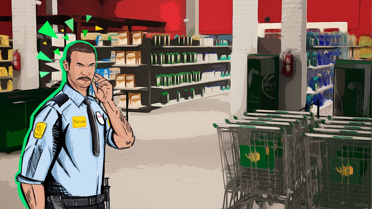 Supermarket Security Simulator