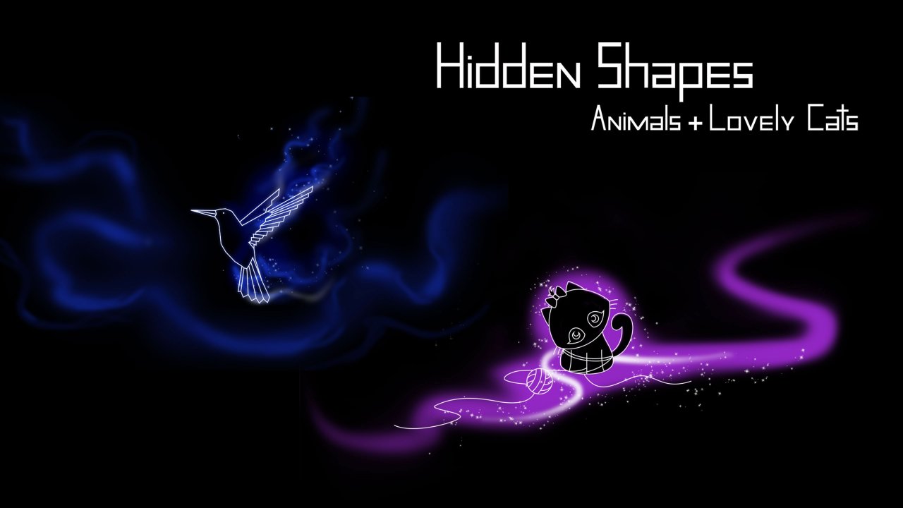 Hidden Shapes: Animals + Lovely Cats