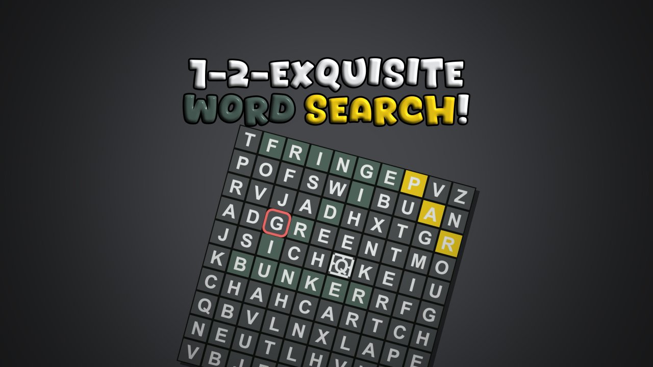 1-2-Exquisite Word Search!